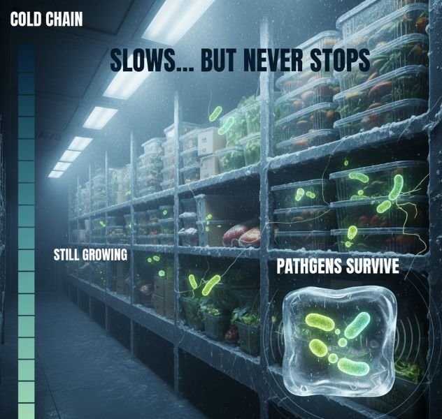 Cold Chain Food Safety and Antimicrobial Protection