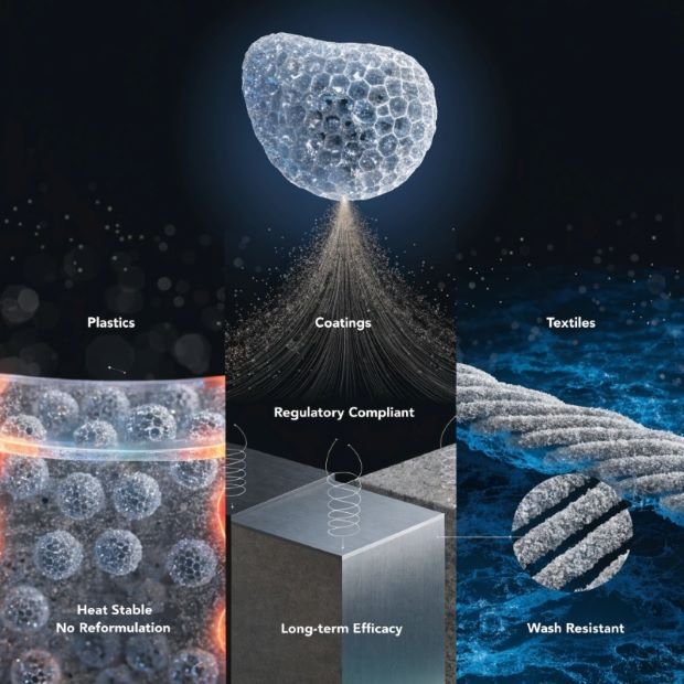 Inorganic Antimicrobial Applications by Industry