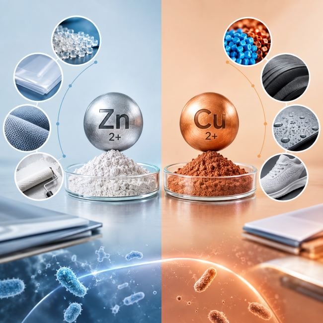 Zinc vs. Copper Antimicrobial Additives: How to Choose the Right Metal Ion for Your Application?